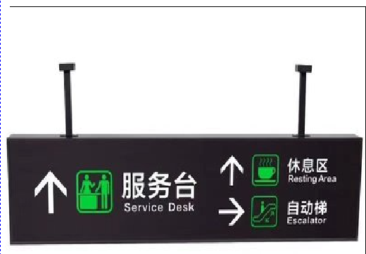 云县吊牌灯箱制作流程。